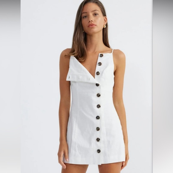 Allegra Linen Mini Dress by SNDYS - Picture 6 of 8